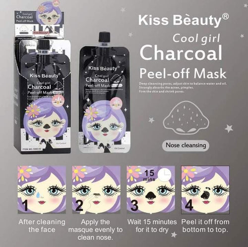 Kiss Beauty Cool Girl Charcoal Peel-Off Mask
