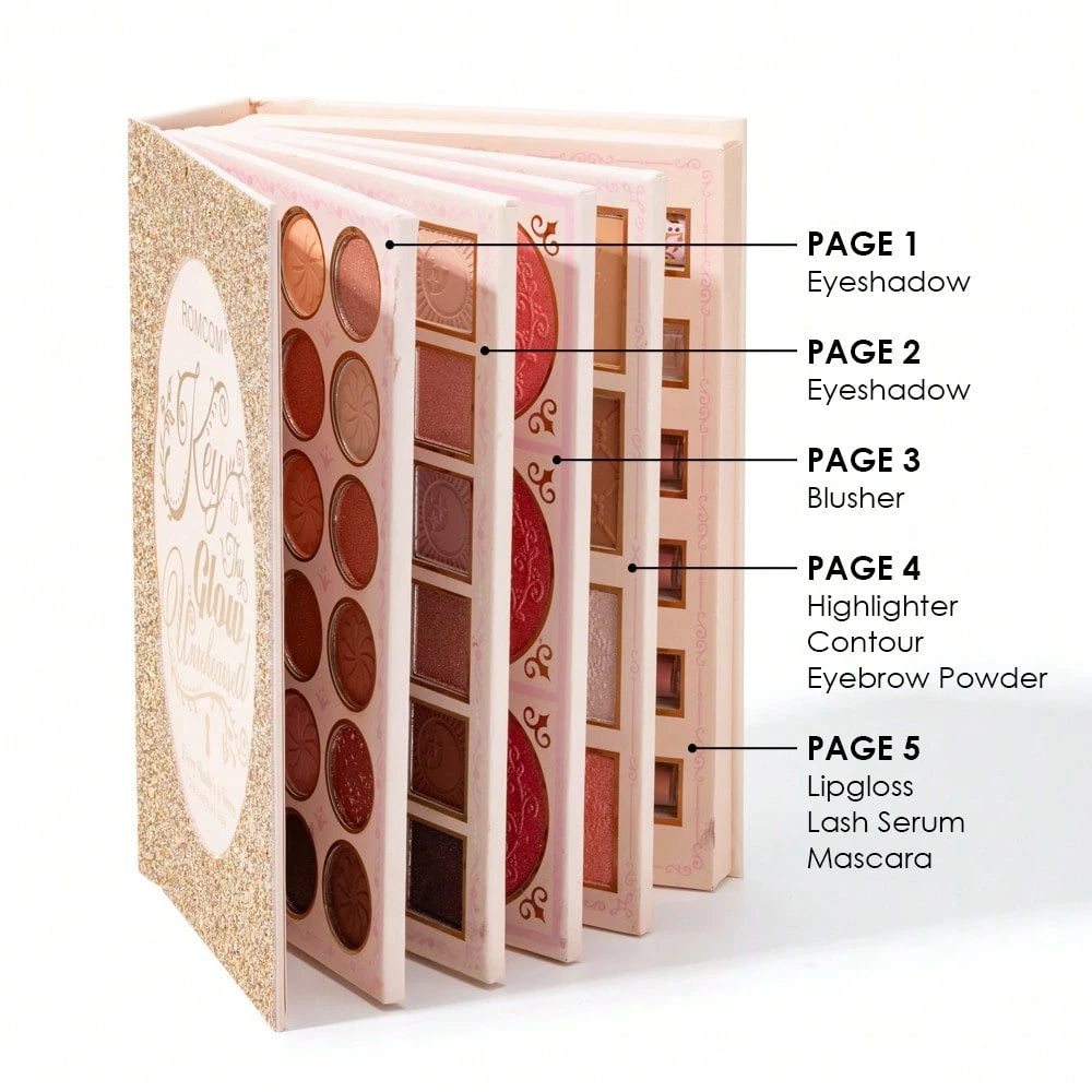 Romcom Key To Thy Glow All In One Makeup Book Palette