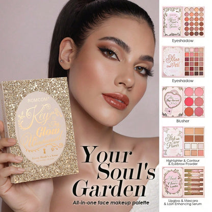 Romcom Key To Thy Glow All In One Makeup Book Palette