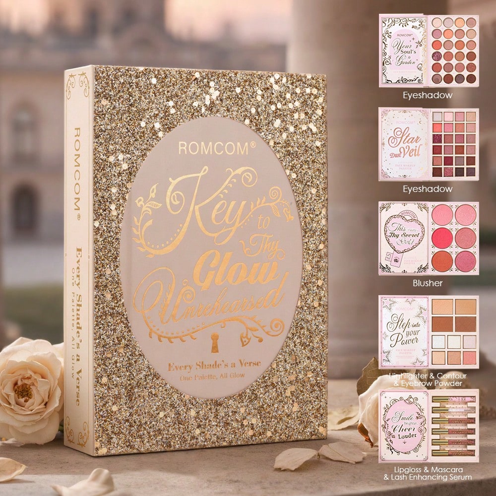Romcom Key To Thy Glow All In One Makeup Book Palette
