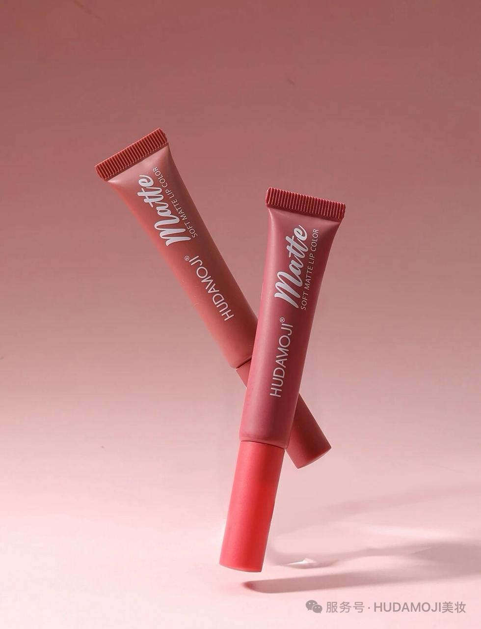 Hudamoji Soft Matte Lip Color Lip Gloss Pack of 6