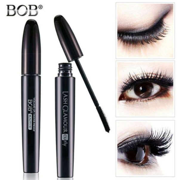 BOB 360 Big Eyelash Extreme Black Lash Glamour Curly Dense Waterproof Mascara