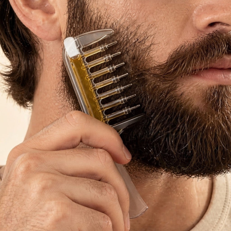 Crystal Serum Applicator Scalp Massage Comb