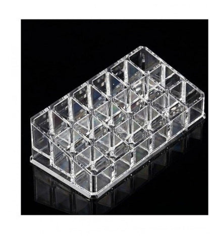 Transparent Acrylic Lipstick Makeup Organizer 18 Grid