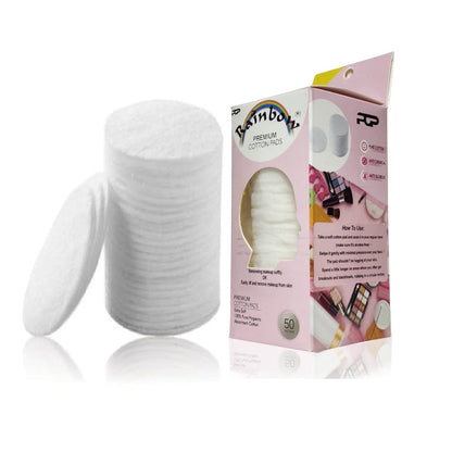Rainbow Premium Cotton Pads 50Pcs Pack
