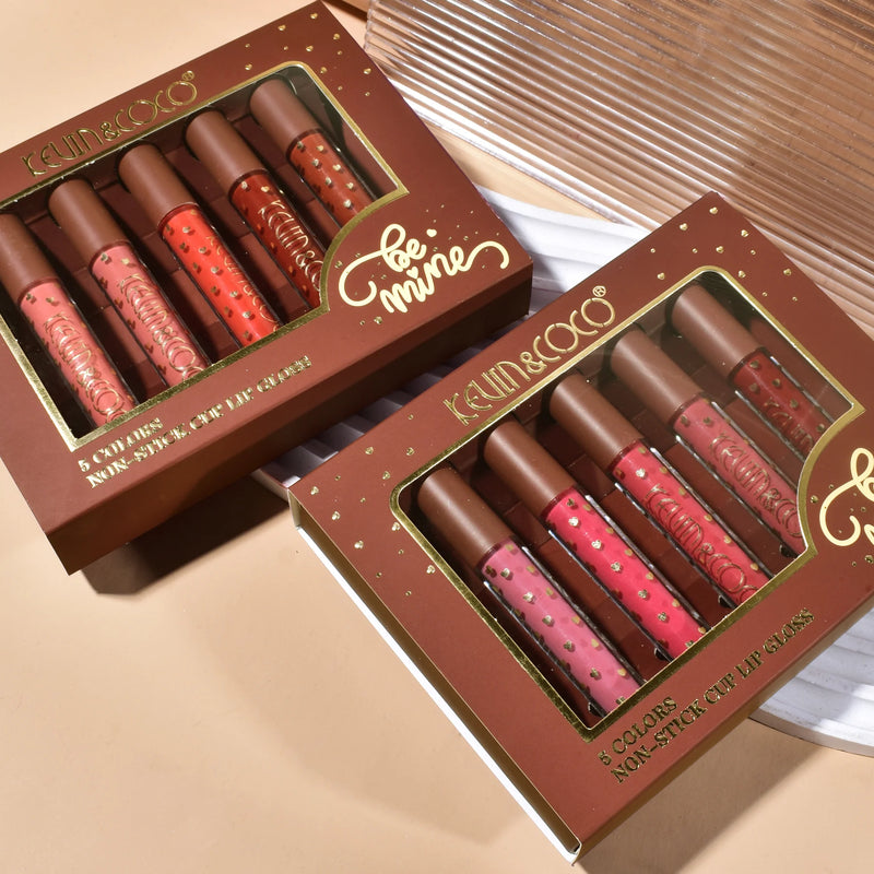 Kevin & Coco Be Mine 5-Color Lip Gloss Set