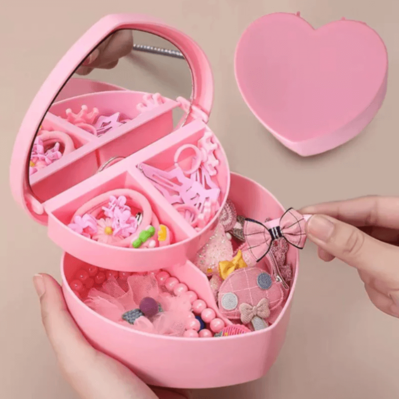 Heart Shape Jewellery Box Organizer 01922