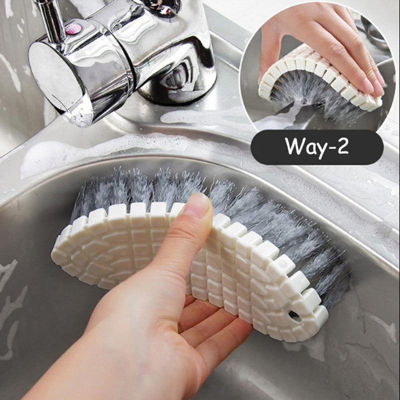 Multipurpose Silicone Flexible Cleaning Brush For Home Kitchen and Bathroom