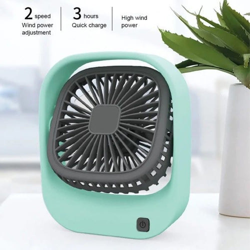 Quiet & Effective USB Rechargeable Portable Personal Mini Fan