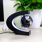 Magnetic Floating Levitating Globe with C Shape Body With Built-In LED Light