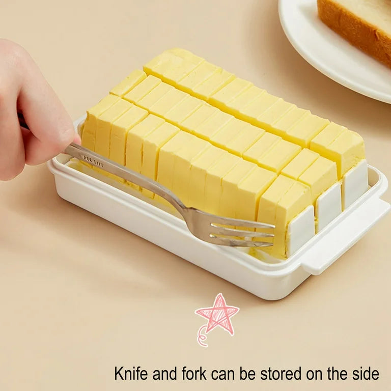 Butter Slicer Cutter Container Box With Lid