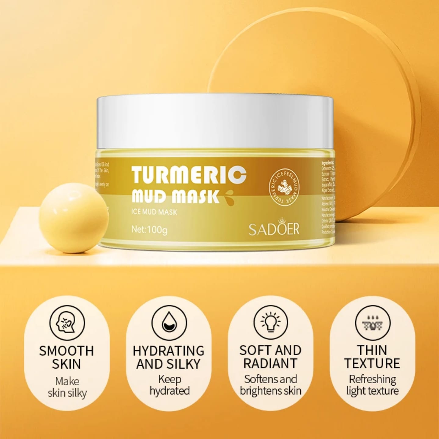 Sadoer Purifying Clay Turmeric Mud Mask