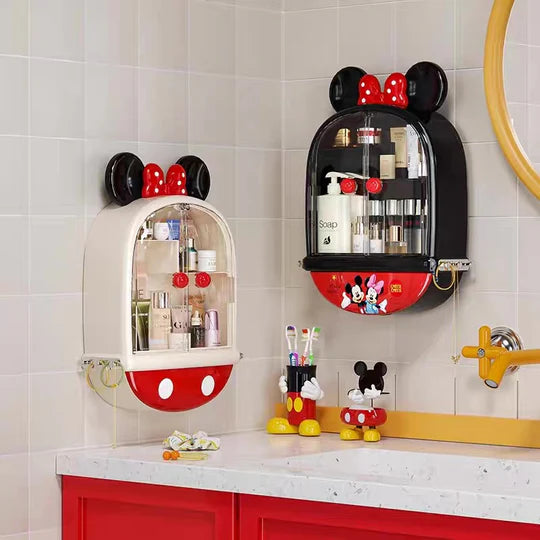 Mickey Mouse Bathroom Cosmetic Shelf Wall-Mounted
