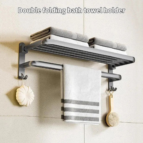 Multifunction Wall Mounted Self Adhesive Towel Rack