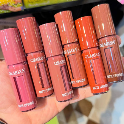 Qeariya Matte Lip Gloss Super Pigmented Pack of 6