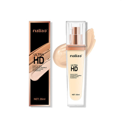 Maliao Ultra HD Fond De Teint Invisible Cover Foundation Full Coverage Flawless Finish