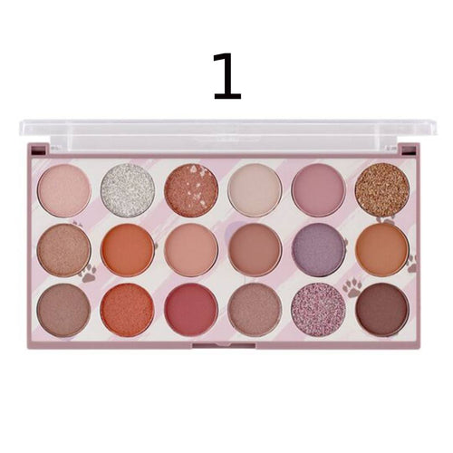 MISS ROSE 18 Shades Palette Gold Dust and Matte Eyeshadows 21g