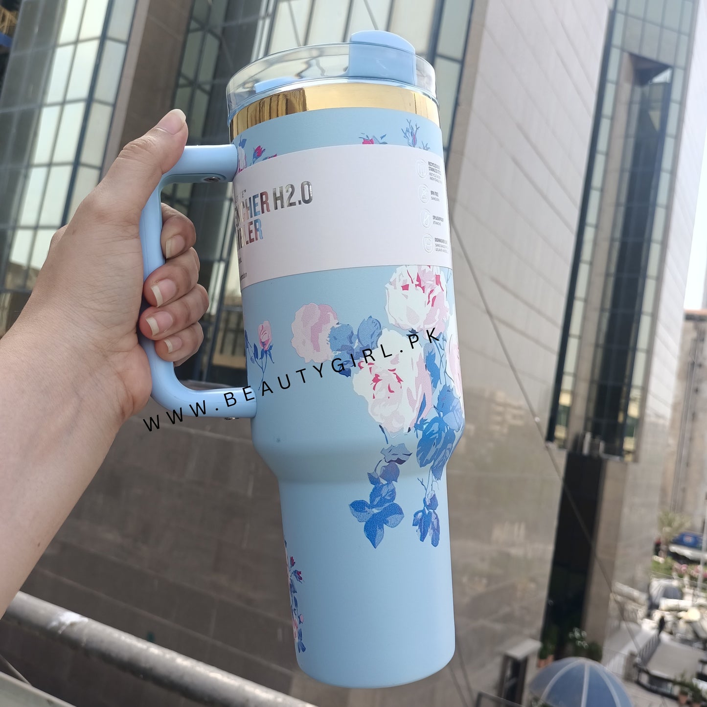 Stanley Flower Edition The Flowstate Quencher 40oz Tumbler