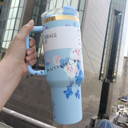 Stanley Flower Edition The Flowstate Quencher 40oz Tumbler