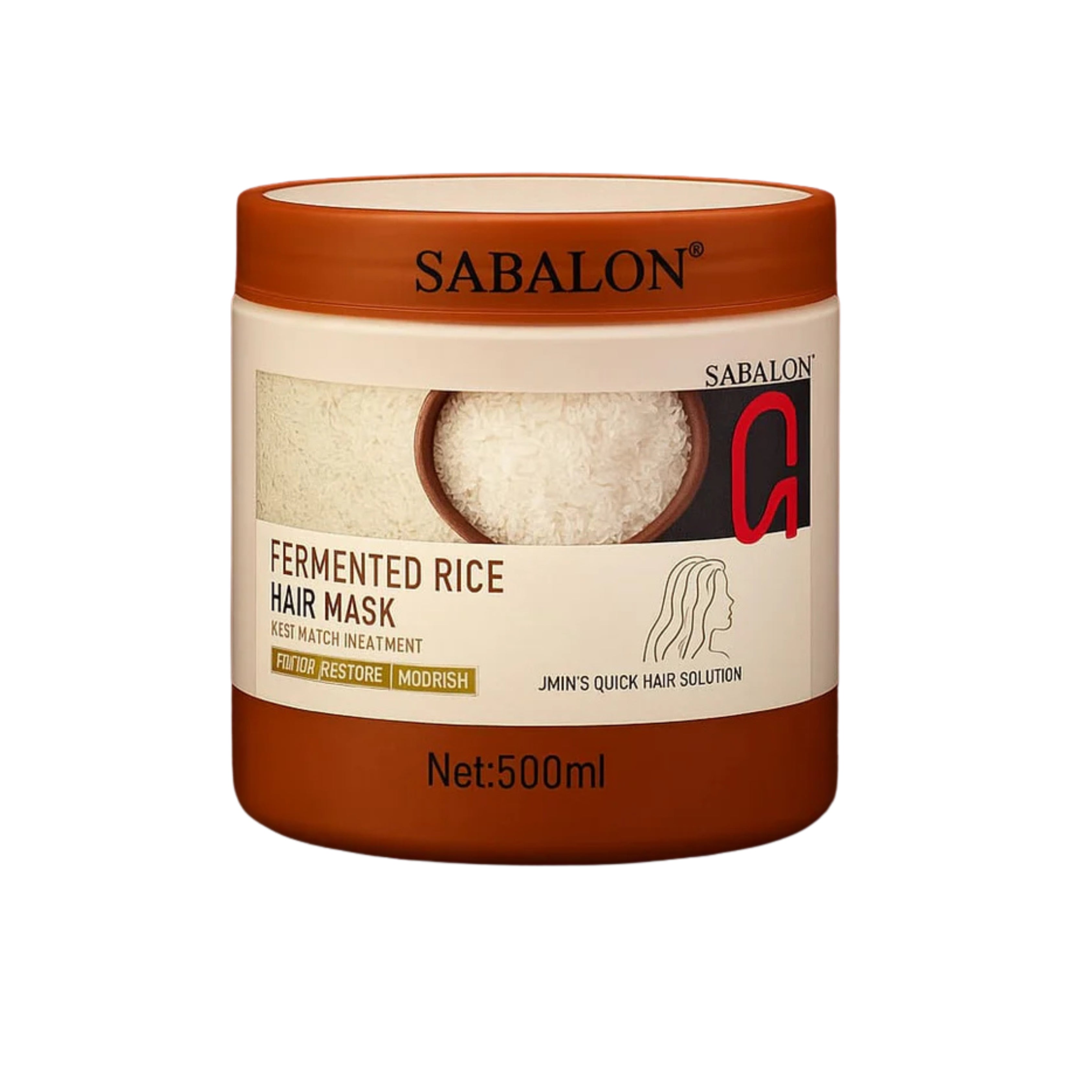 Sabalon Fermented Rice Hair Mask - 500ml