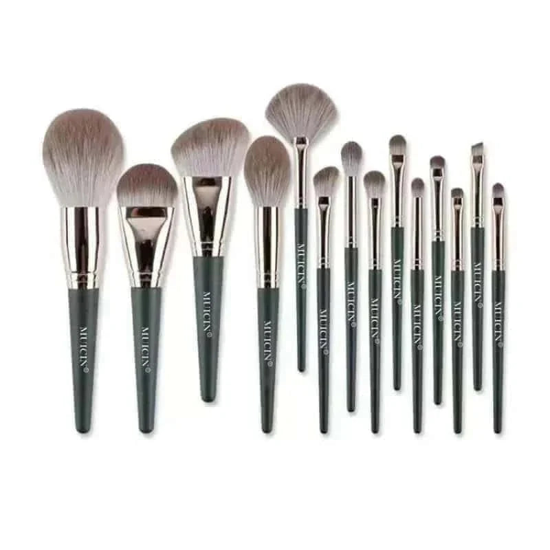 Muicin Leather Pouch Professional Makeup Brush Set