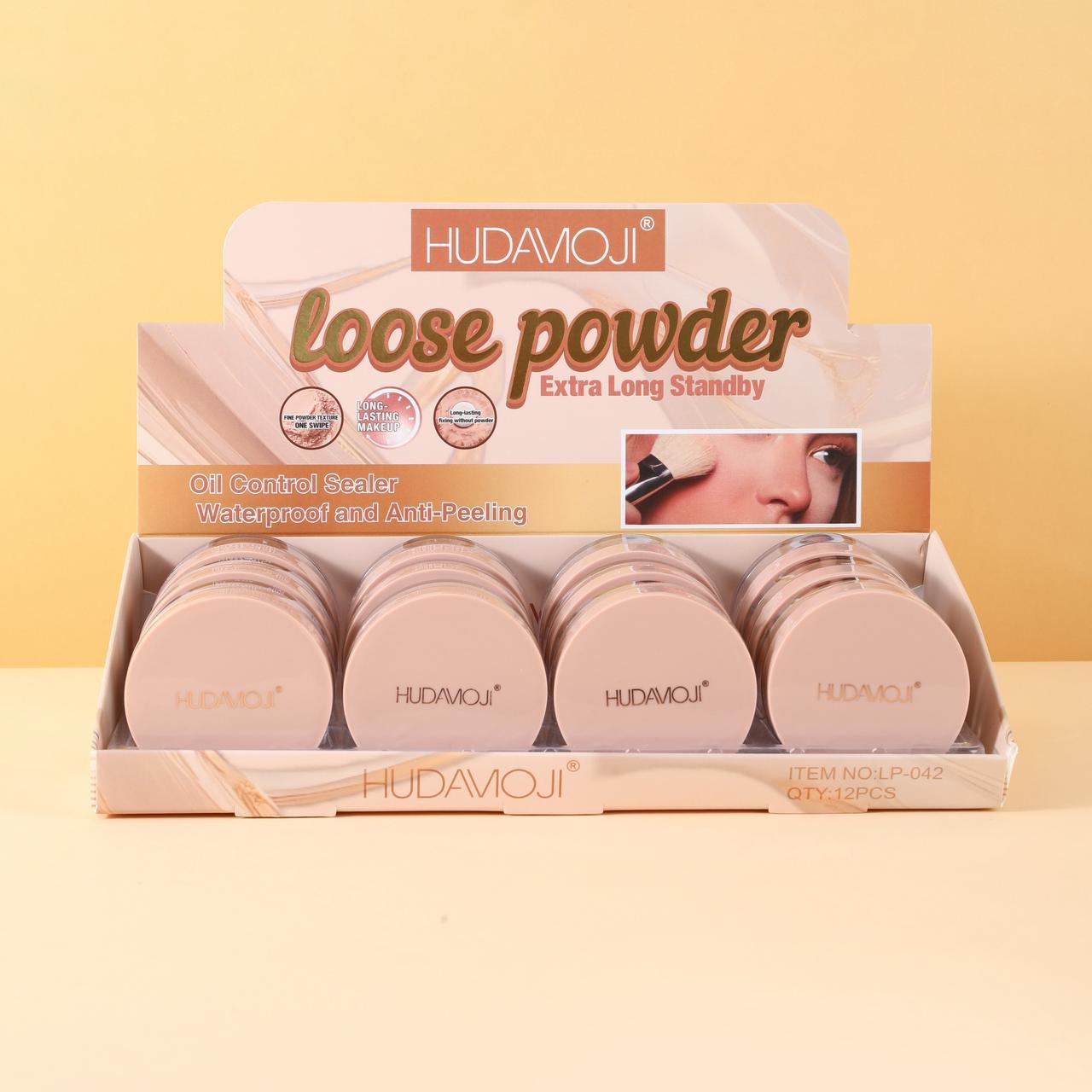 Hudamoji Extra Long Standby Oil Control, Waterproof And Anti Peeling Loose Powder