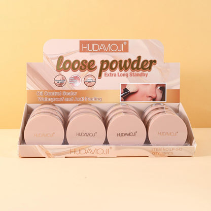 Hudamoji Extra Long Standby Oil Control, Waterproof And Anti Peeling Loose Powder