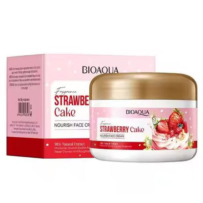 Bioaqua Fragrance Strawberry Cake Nourishing Face Cream 100 g