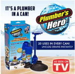 Plumber's Hero Commode Sink & Drain Cleaner High Efficiency Unclog Drainage Clog Remover Cleaner