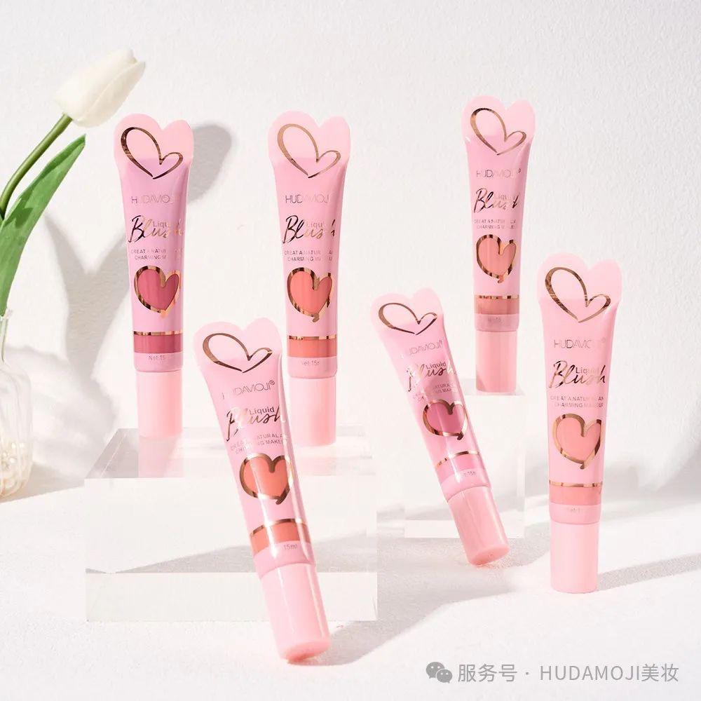 Hudamoji Create A Natural And Makeup Liquid Blush 6Pcs Set
