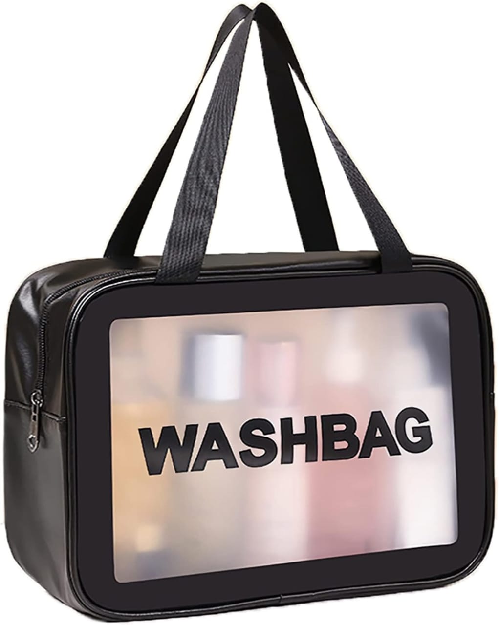 Travel Wash Bag Transparent Waterproof Makeup Storage Bag 19543