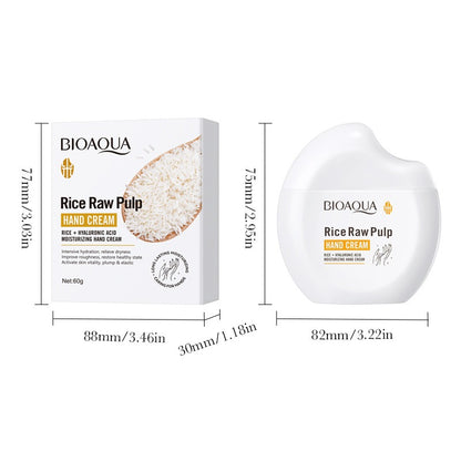 Bioaqua Rice Raw Pulp Hand Cream 60g