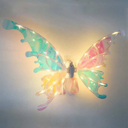 Electric Fairy Wings Light Swinging Elf Wings With Flexible Shoulder Strap