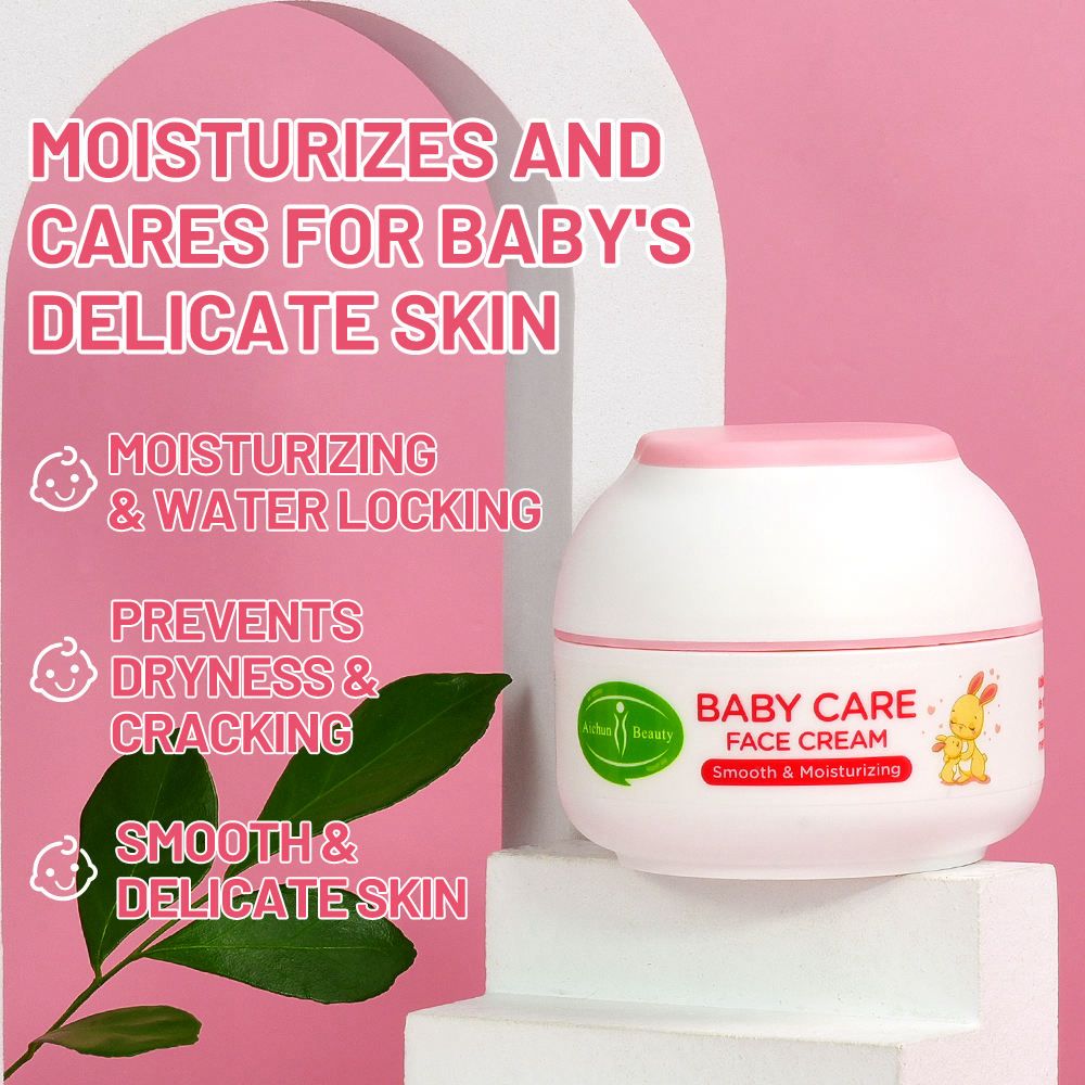Aichun Beauty Moisturizing Baby Face Cream Sunflower Oil Extract Baby Face Skin Care Smooth Face Moisturizing Baby's Dry Skin Care Cream