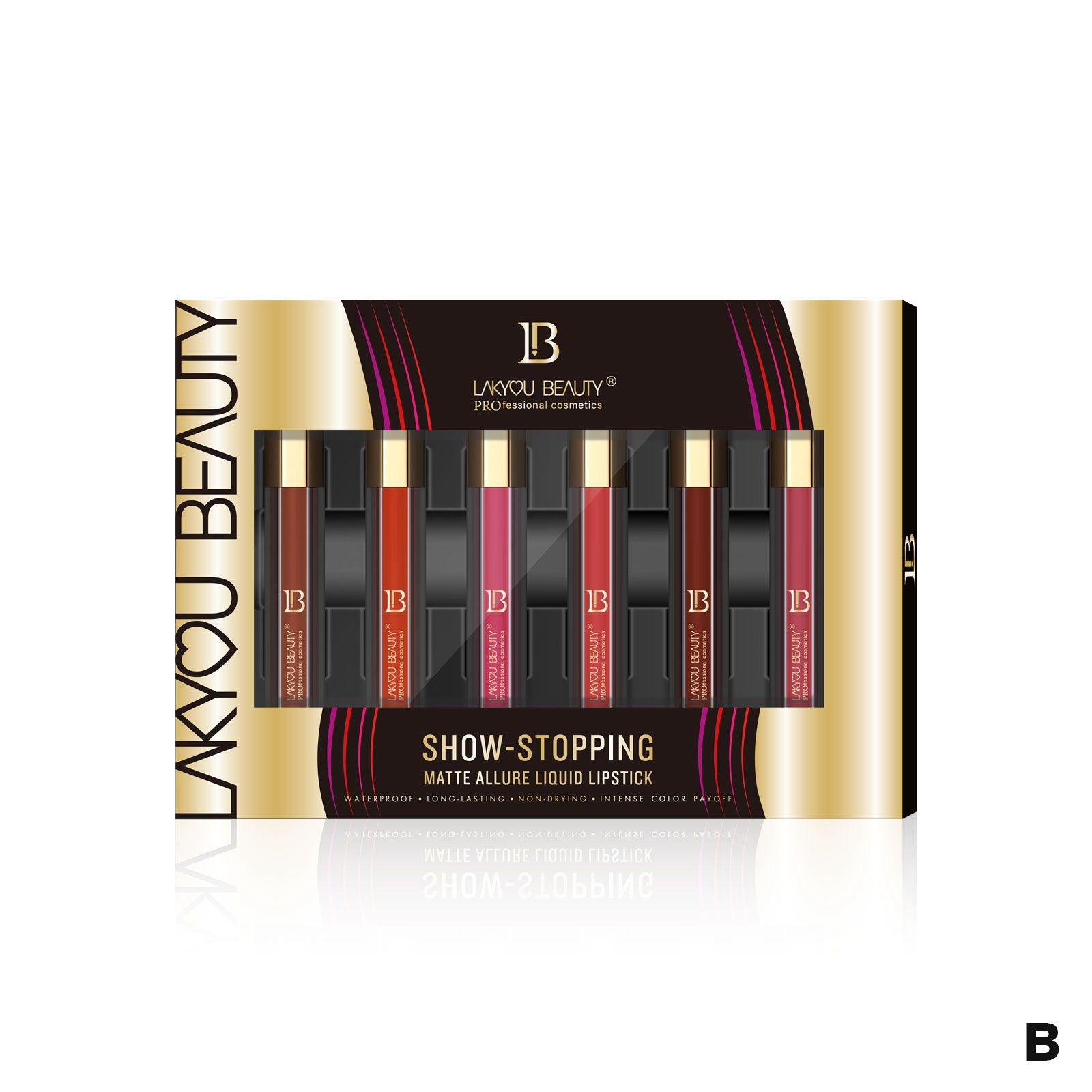 Lakyou Beauty Matte Allure Liquid Lipstick Pack Of 6Pcs