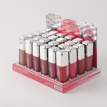 Miss Rose Jumbo Size Lip Gloss 12pcs Set