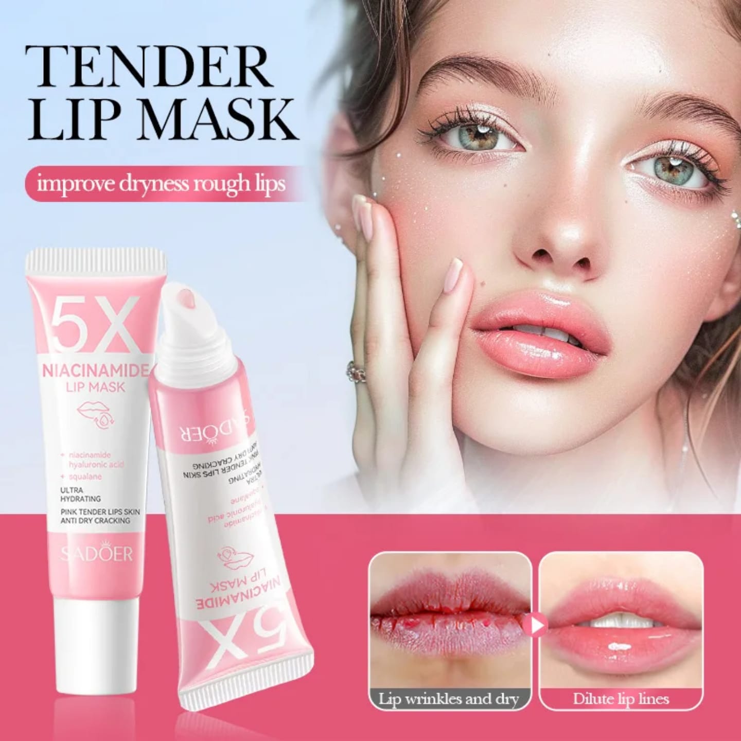 SADOER 5X Niacinamide Lip Mask