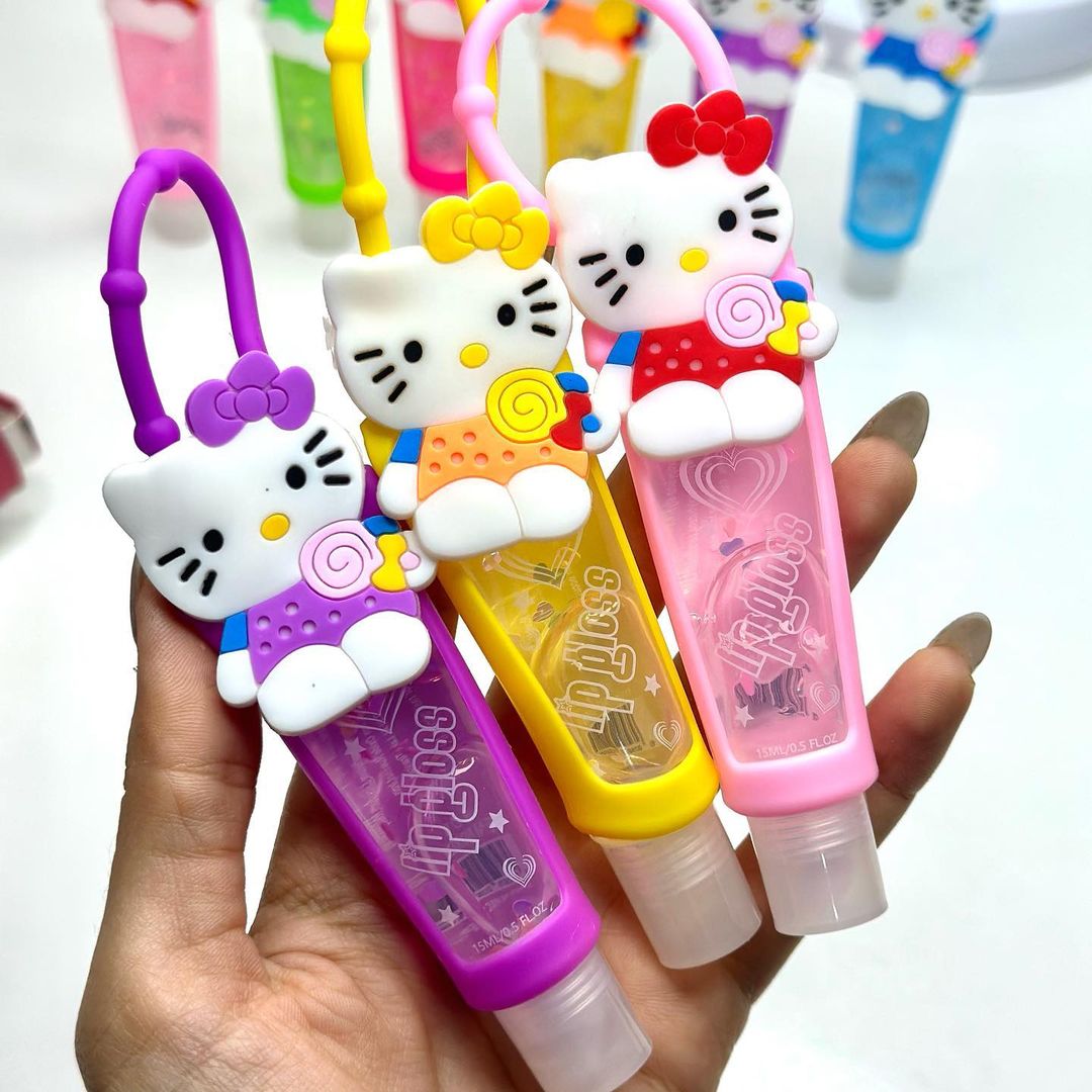 Rimocoo Hello Kitty Cute Rubber Lip Shinner Lip Gloss
