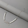 Fashion Jewellery Silver Pearl Necklace