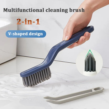 2in1 Multipurpose Bathroom Tile Floor Gap Cleaning Brush