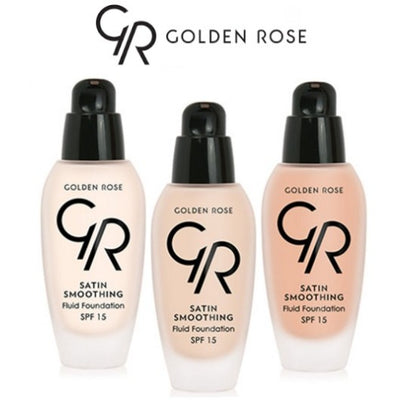 Golden Rose GR Satin Smoothing Matte Liquid Fluid Foundation SPF15