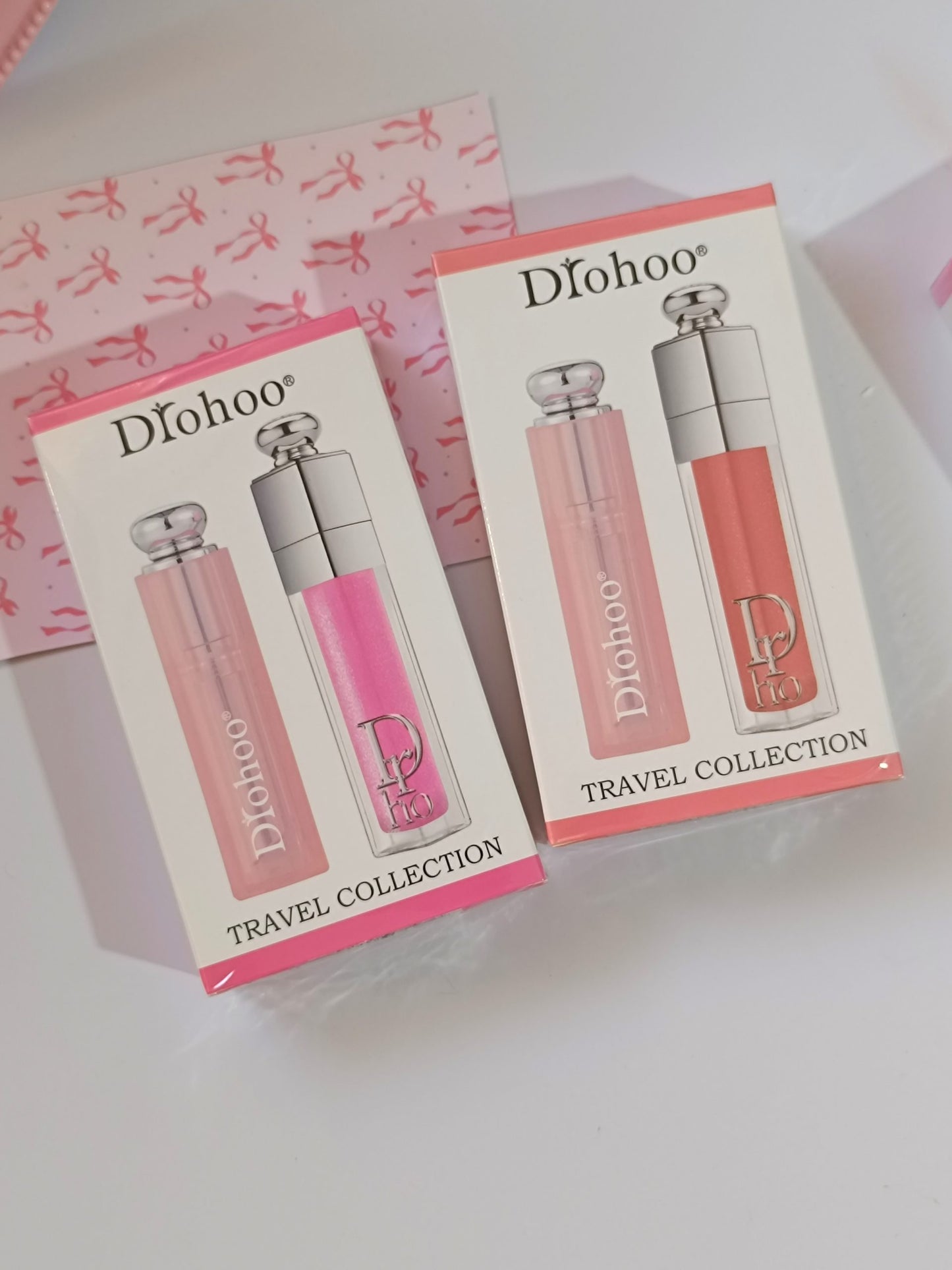 2in1 Lip Balm And Lip Gloss Travel Size Lip Set