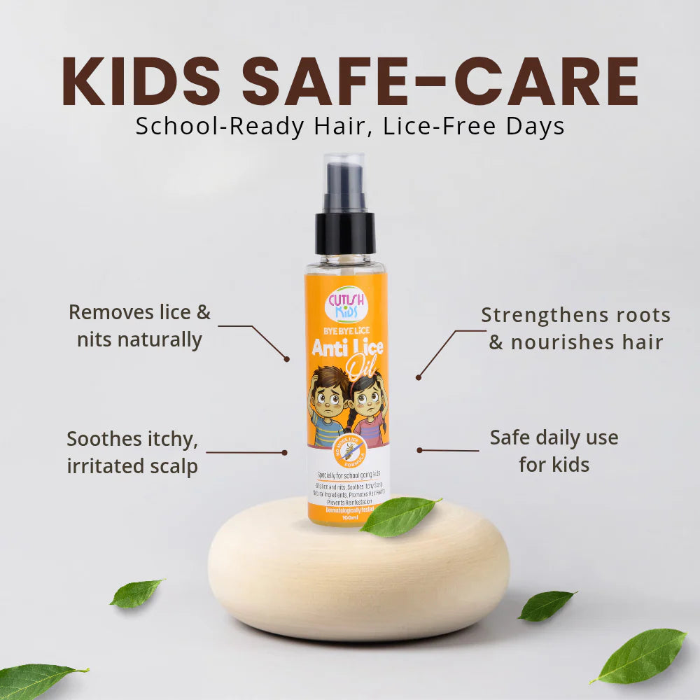 Cutish Bye Bye Lice Anti Lice Oil No More Lice Formula 100ml