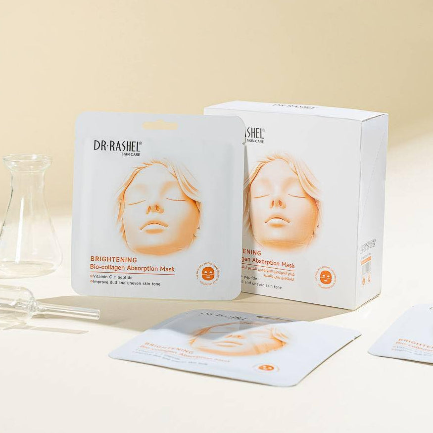 Dr Rashel Brightening Bio-collagen  Absorption Mask Pack Of 12