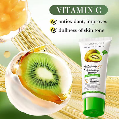 FAYANKOU Kiwifruit Extract Vitamin C Whitening Cleansing Wash Oil Control Hydrating and Smoothing Brightening Skin