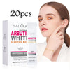 SADOER 20Pcs Arbutin White Sleeping Mask Multi Effect Whitening