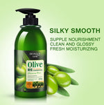 BIOAQUA Olive Shampoo Charming Hair Natural Green Vegetal Active Source for All Hair Types 400gm