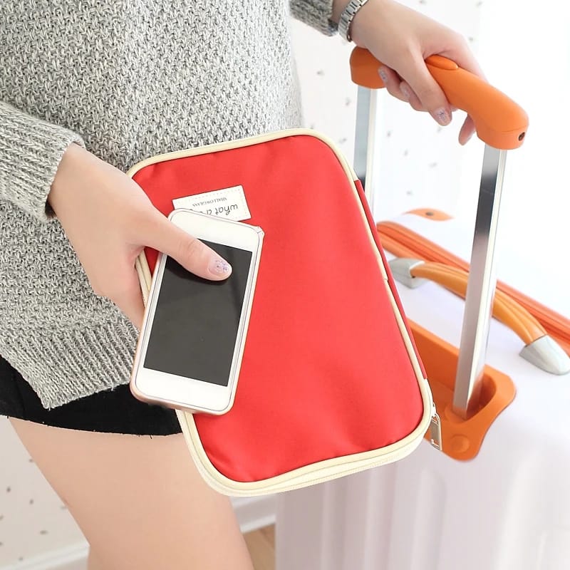 Multifunctional Passport Wallet Travel Bag Passport Holder Travel Pouch 156151
