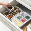 Vegetable Fruit Basket 6 Grid Storage Box With Lid