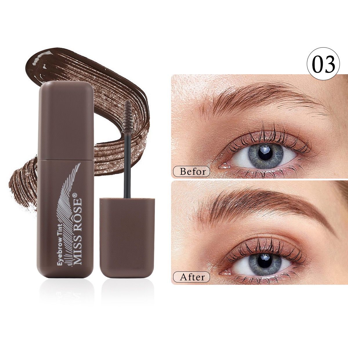 Miss Rose Eyebrows Tint Waterproof
